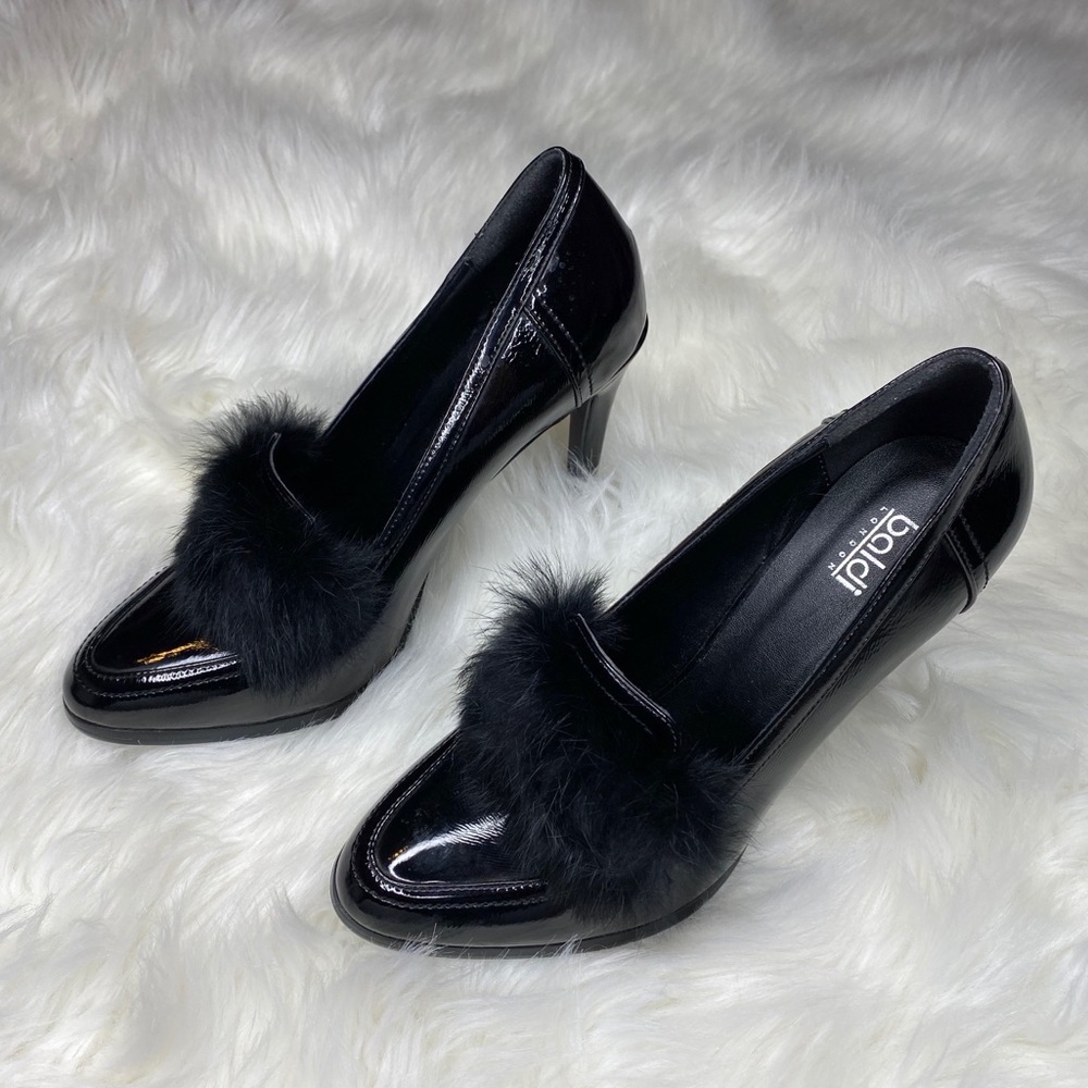 🖤SALE: price drop🖤 Baldi London fur trim pumps